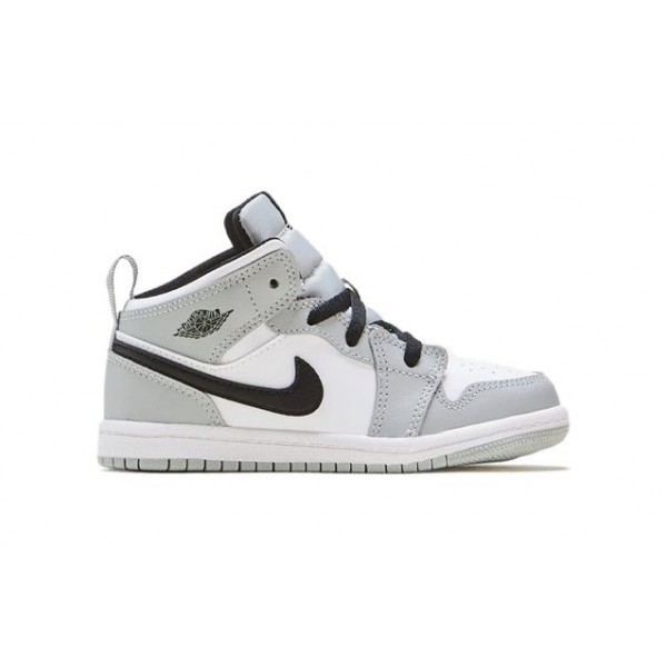 Air Jordan 1 Mid TD 'Light Smoke Grey' Light Smoke Grey/Black/White 640735-092