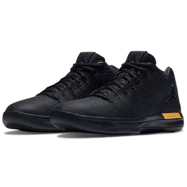 Air Jordan XXXI Low Black Metallic Gold 897564-023