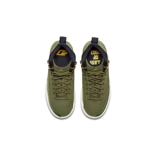 Air Jordan 12 Retro BG Olive Canvas 153265-301