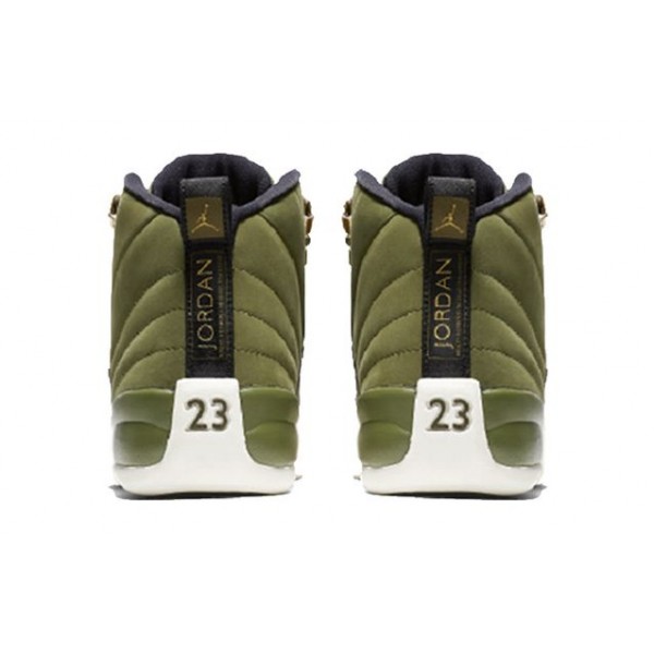 Air Jordan 12 Retro BG Olive Canvas 153265-301