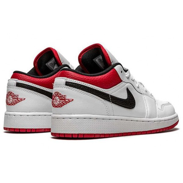 Air Jordan 1 Low GS 'White Gym Red' White/Gym Red/Black 553560-118