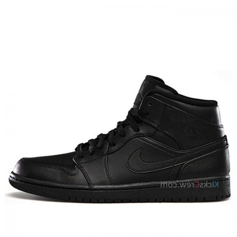 Air Jordan 1 Mid Black 554724-010