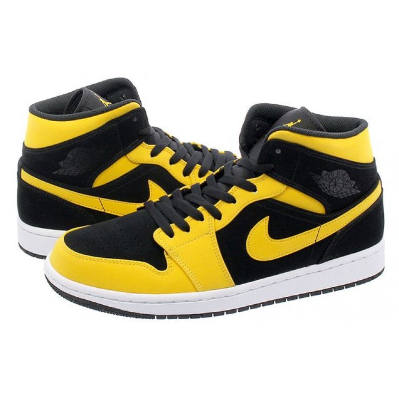 Air Jordan 1 Mid Black 554724-071