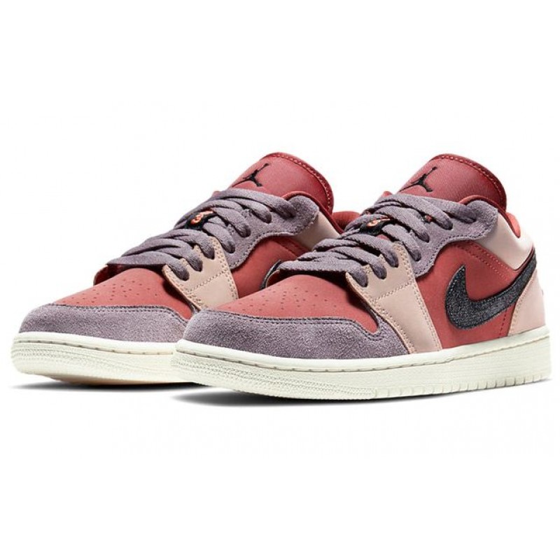 Womens WMNS Air Jordan 1 Low 'Canyon Rust' Canyon Rust/Black/Purple Smoke DC0774-602