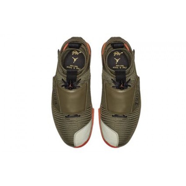 Nike Carmelo Anthony x Rag & Bone x Air Jordan 20 Retro Flyknit 'Olive' Medium Olive/Medium Olive/Safety Orange BQ3271-200