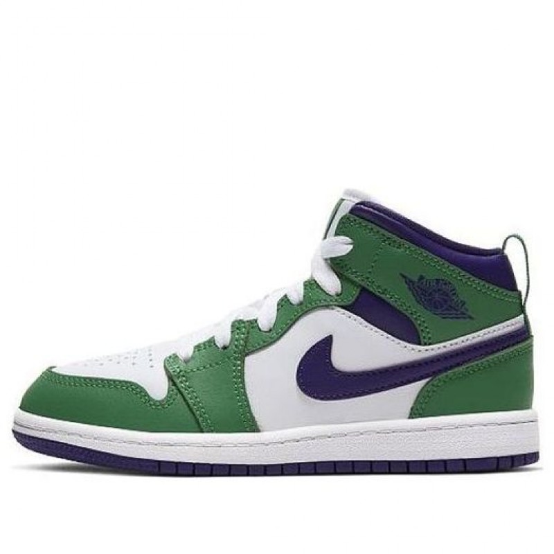 Air Jordan 1 Mid PS 'Hulk' Aloe Verde/Court Purple/White 640734-300