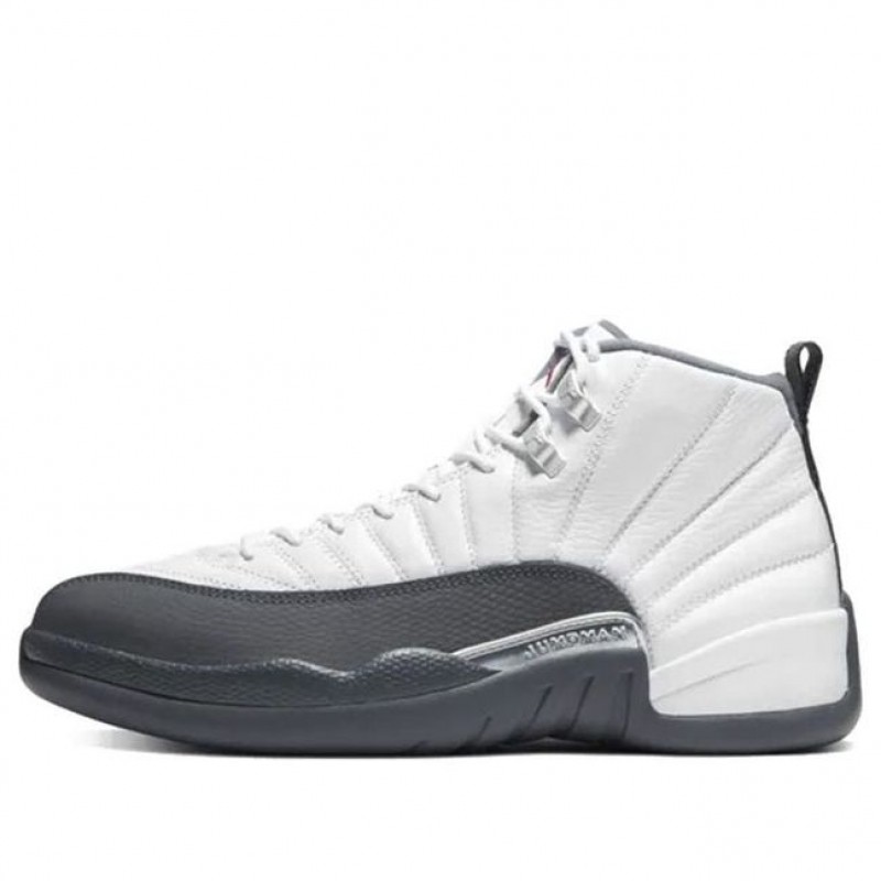 Air Jordan 12 Retro White Dark Grey 130690-160