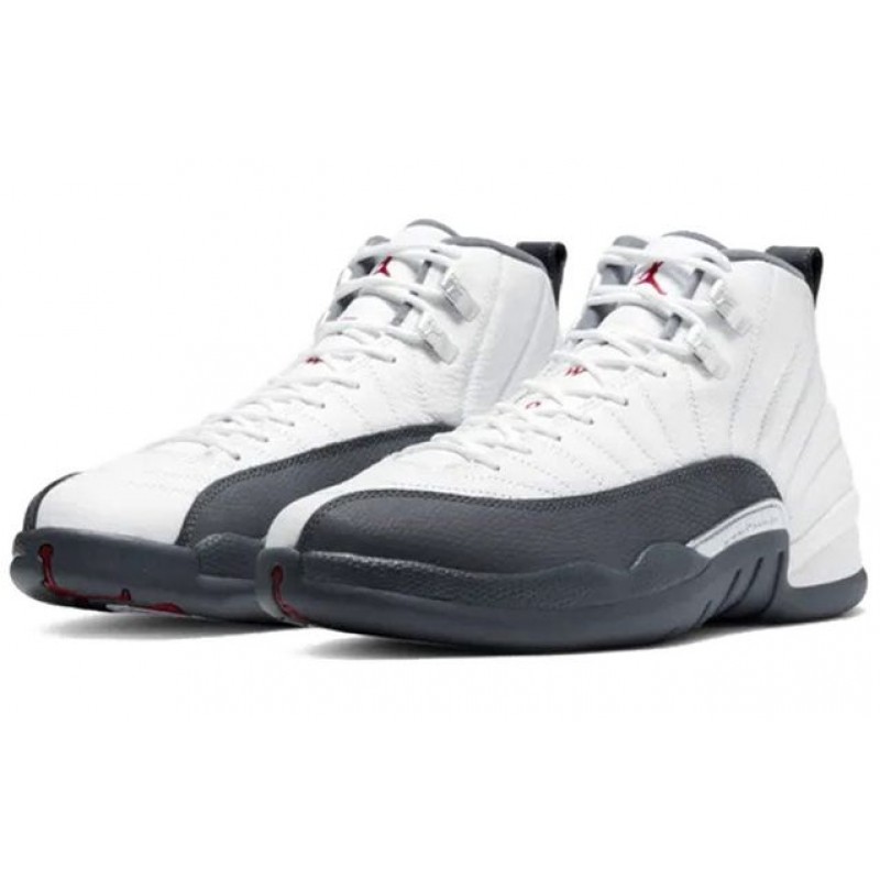 Air Jordan 12 Retro White Dark Grey 130690-160