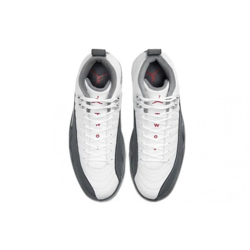 Air Jordan 12 Retro White Dark Grey 130690-160