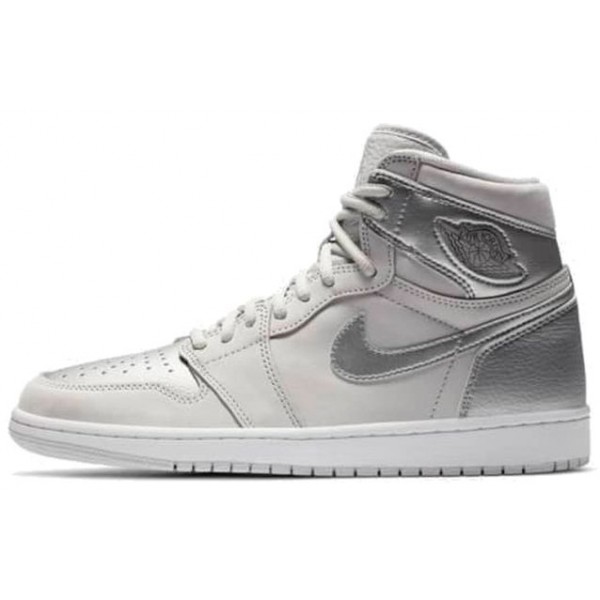 Air Jordan 1 Retro High OG co.JP 'Tokyo' Suitcase Special Box Neutral Grey/Metallic Silver/White DA0382-029