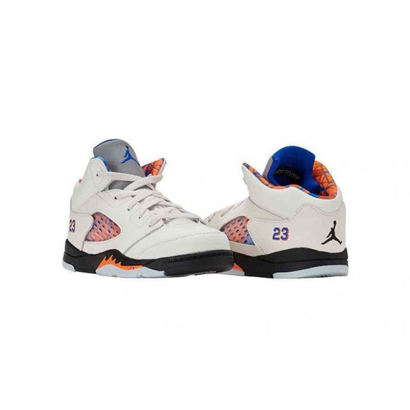 Air Jordan 5 Retro TD 'International Flight' Sail/Orange Peel-Black-Hyper Royal 440890-148