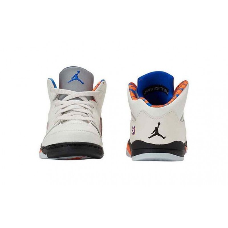 Air Jordan 5 Retro TD 'International Flight' Sail/Orange Peel-Black-Hyper Royal 440890-148