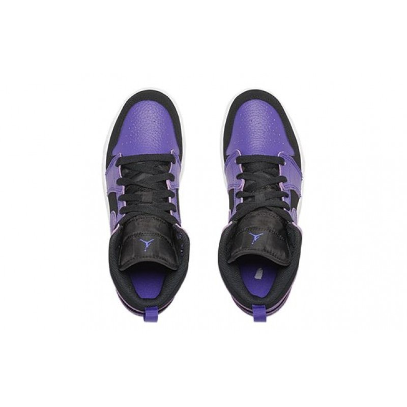 Air Jordan 1 Mid PS 'Dark Concord' Black/Dark Concord-White 640734-051