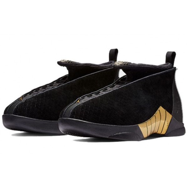 Air Jordan 15 Retro 'Doernbecher' 2018 Black/Metallic Gold/White BV7107-017