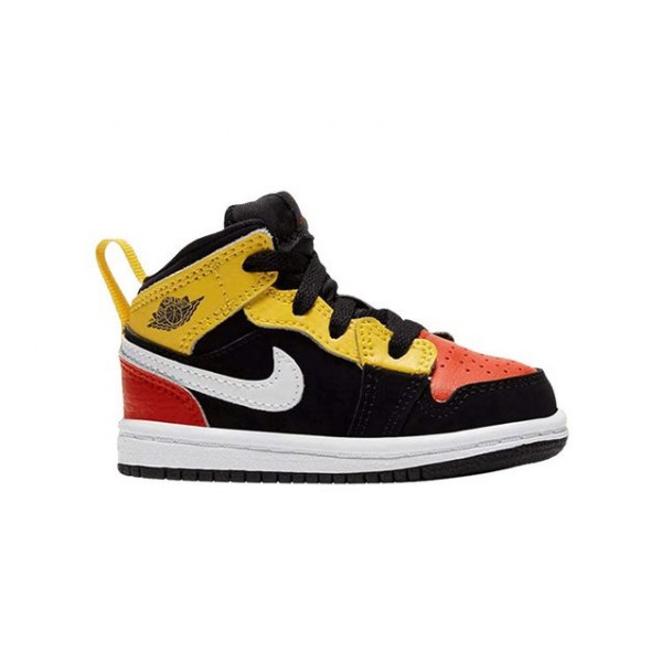 Air Jordan 1 Mid SE Amarillo Team Orange TD BQ6933-087