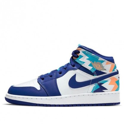 Air Jordan 1 Mid GS Storm Blue 555112-105