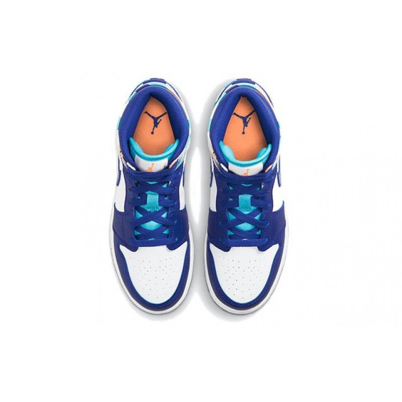 Air Jordan 1 Mid GS Storm Blue 555112-105