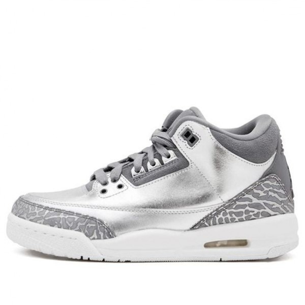 Air Jordan 3 Retro PREM HC GG Chrome - Metallic Silver AA1243-020