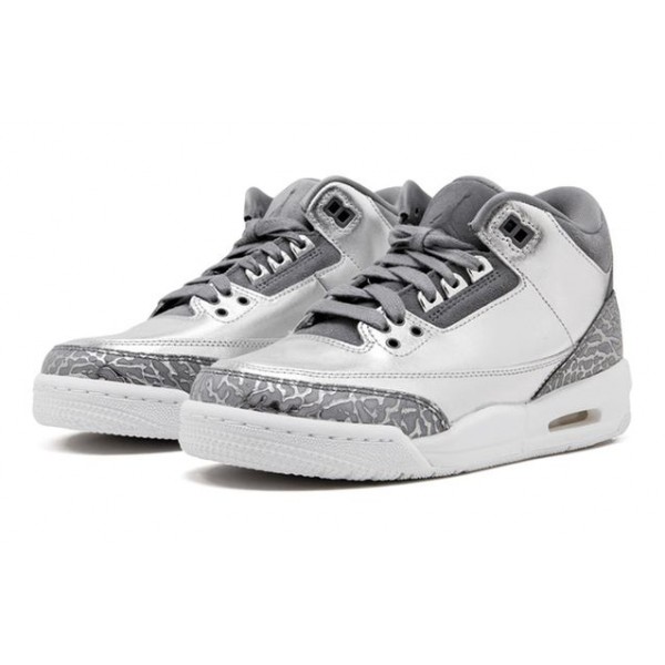 Air Jordan 3 Retro PREM HC GG Chrome - Metallic Silver AA1243-020