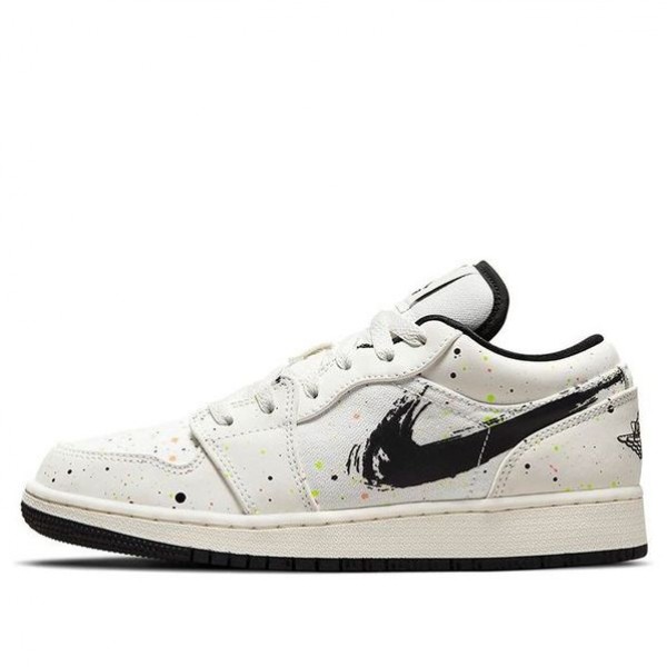 Air Jordan 1 Low SE 'Paint Splatter' (GS) DH3295-100