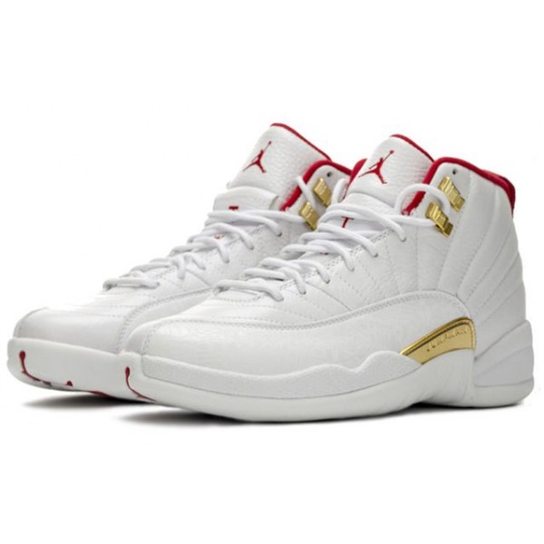 Air Jordan 12 Retro FIBA - White University Red 130690-107