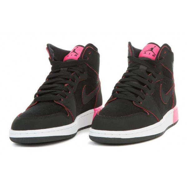 Air Jordan 1 Retro High'Black Hyper Pink' GG Black/Hyper Pink-White-Black 332148-024