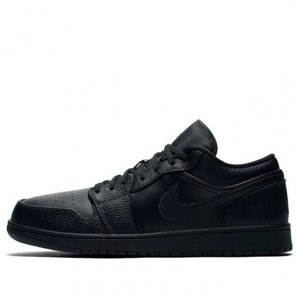 Air Jordan 1 Low 'Triple Black' Black/Black/Black 553558-091