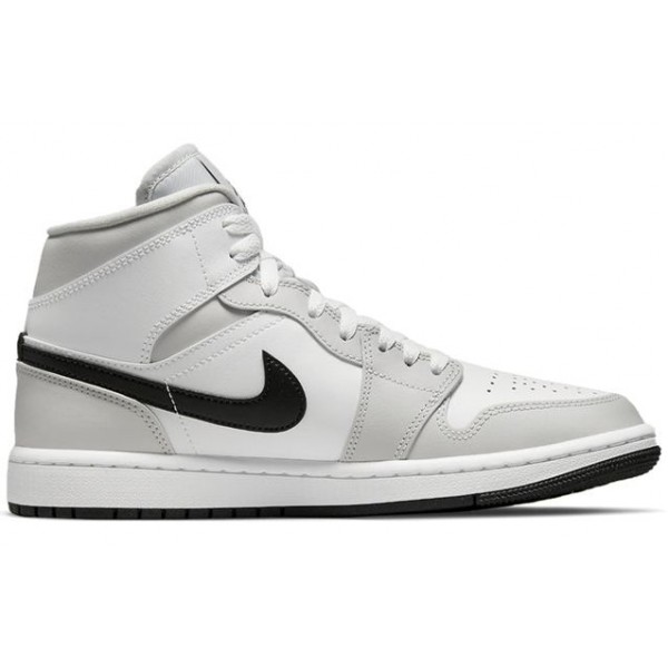 Nike Womens Air Jordan 1 Mid Light Smoke Grey BQ6472-015