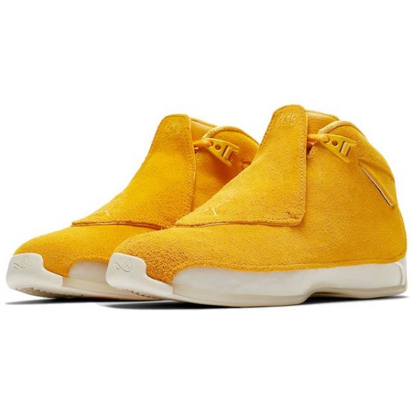 Air Jordan 18 Retro Yellow Suede AA2494-701