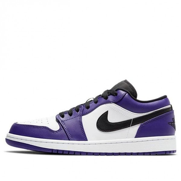 Air Jordan 1 Low Court Purple Court Purple White 553558-500