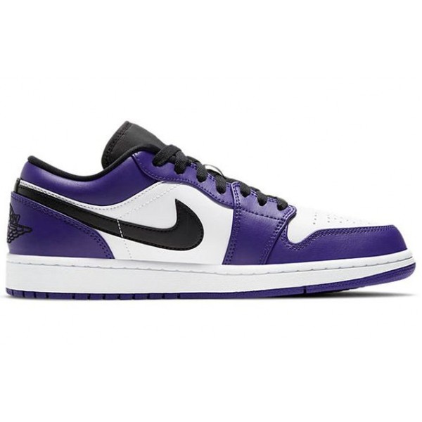 Air Jordan 1 Low Court Purple Court Purple White 553558-500