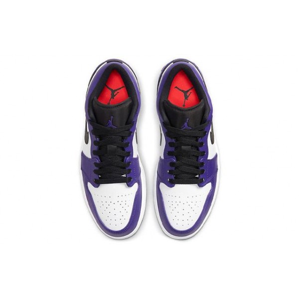 Air Jordan 1 Low Court Purple Court Purple White 553558-500