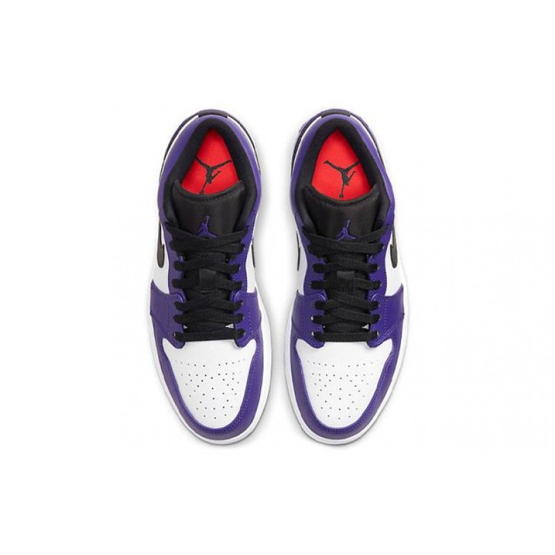 Air Jordan 1 Low Court Purple Court Purple White 553558-500