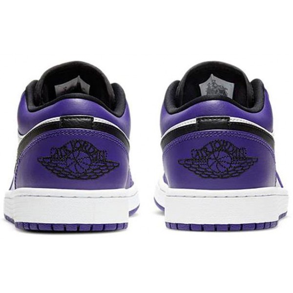 Air Jordan 1 Low Court Purple Court Purple White 553558-500