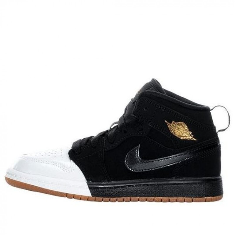 Air Jordan 1 Mid Dipped Toe BP 640737-021