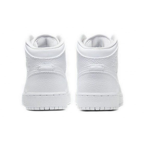 Air Jordan 1 Mid GS Triple White 554725-130