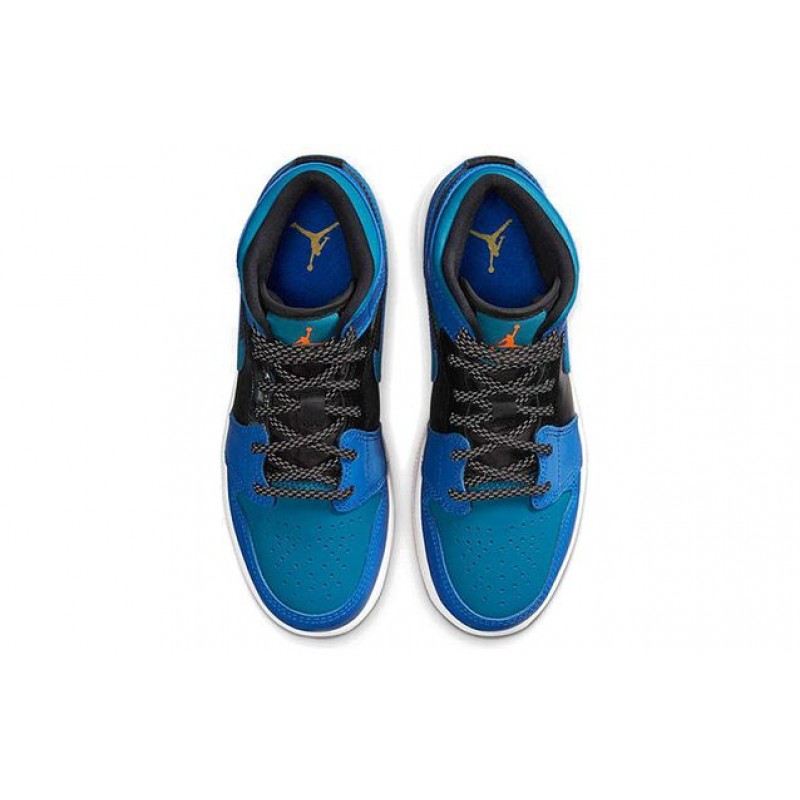 Air Jordan 1 Mid GS Racer Blue 554725-440