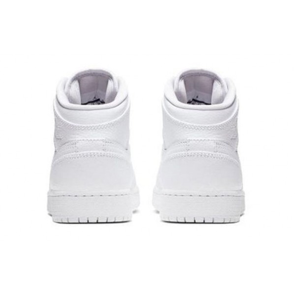 Air Jordan 1 Mid GS White 554725-129