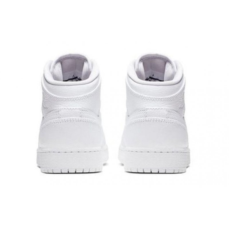 Air Jordan 1 Mid GS White 554725-129