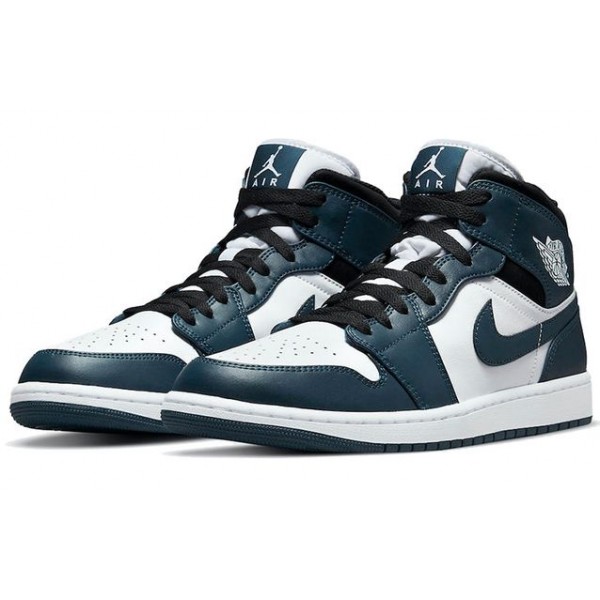 Air Jordan 1 Mid Dark Teal 554724-411