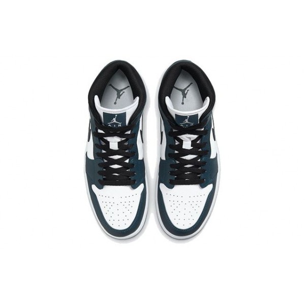 Air Jordan 1 Mid Dark Teal 554724-411