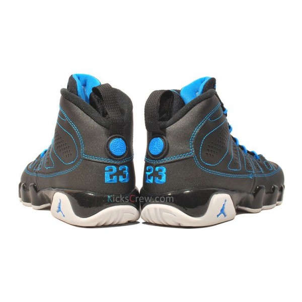 Air Jordan 9 Retro GS Black Photo Blue 302359-007