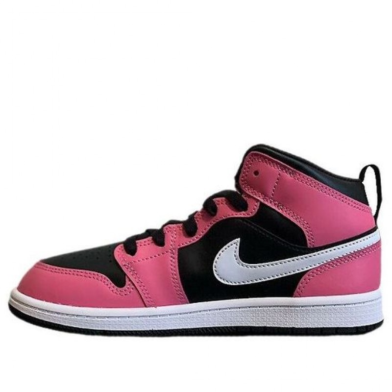 Air Jordan 1 Mid PS 'Pinksicle' Black/White/Pinksicle 640737-002