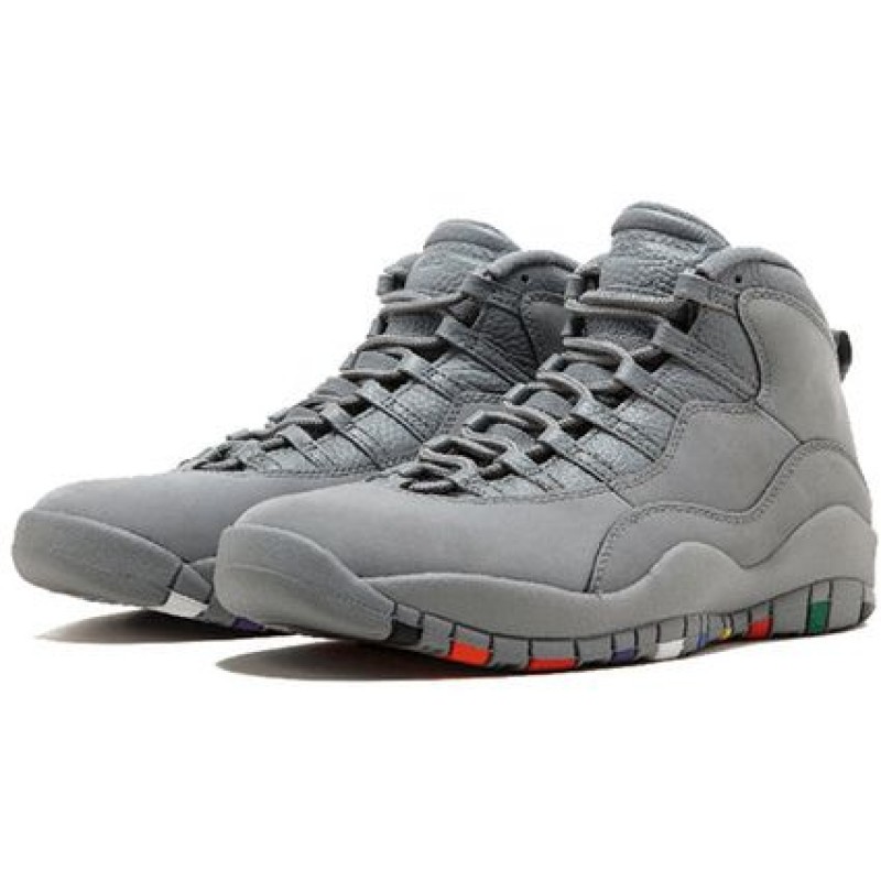 Air Jordan 10 Retro 'Cool Grey' 2018 Cool Grey/White-Cool Grey 310805-022