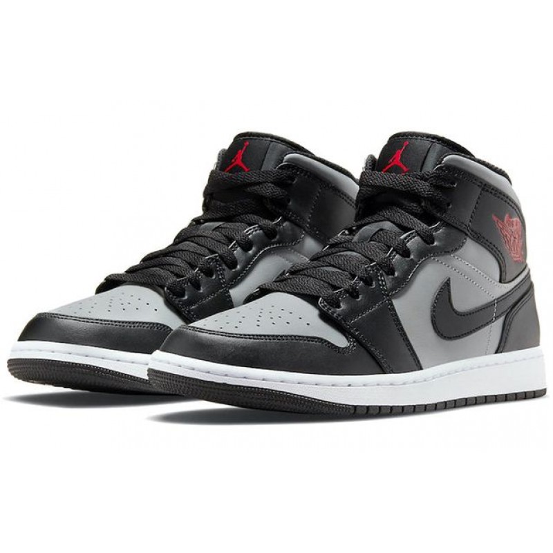 Air Jordan 1 Mid Shadow Red 554724-096