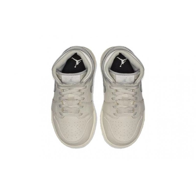 Air Jordan 1 Mid GS Light Bone 554725-053