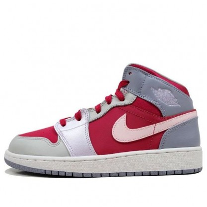 Air Jordan 1 Mid GG Hyper Fuchsia Pink Grey 555112-609