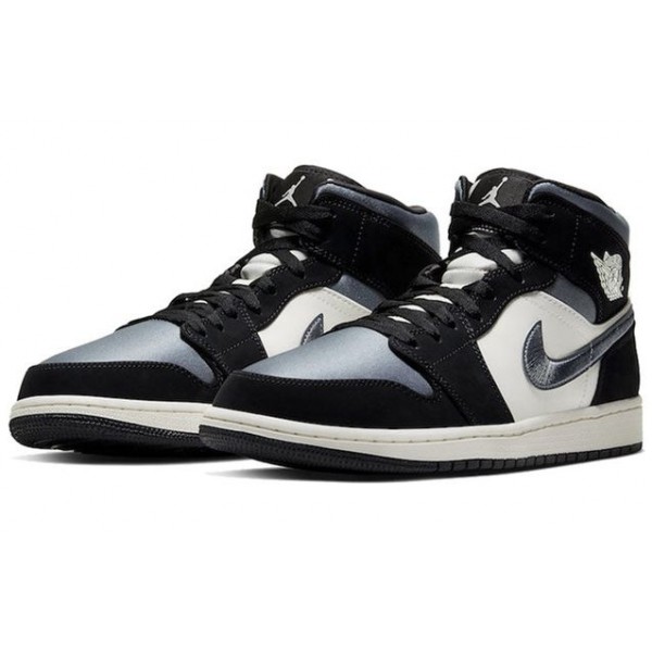 Air Jordan 1 Mid SE Black Smoke Grey 852542-011