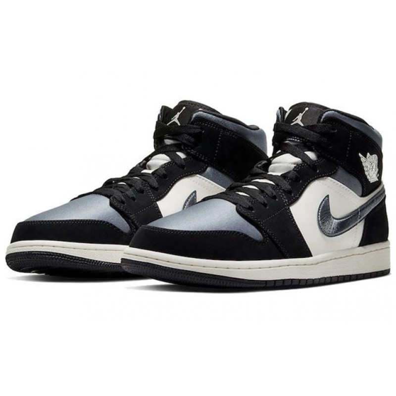 Air Jordan 1 Mid SE Black Smoke Grey 852542-011