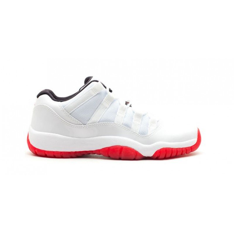 Air Jordan 11 Retro Low GS 'White Varsity Red' White/Varsity Red-Black 528896-101